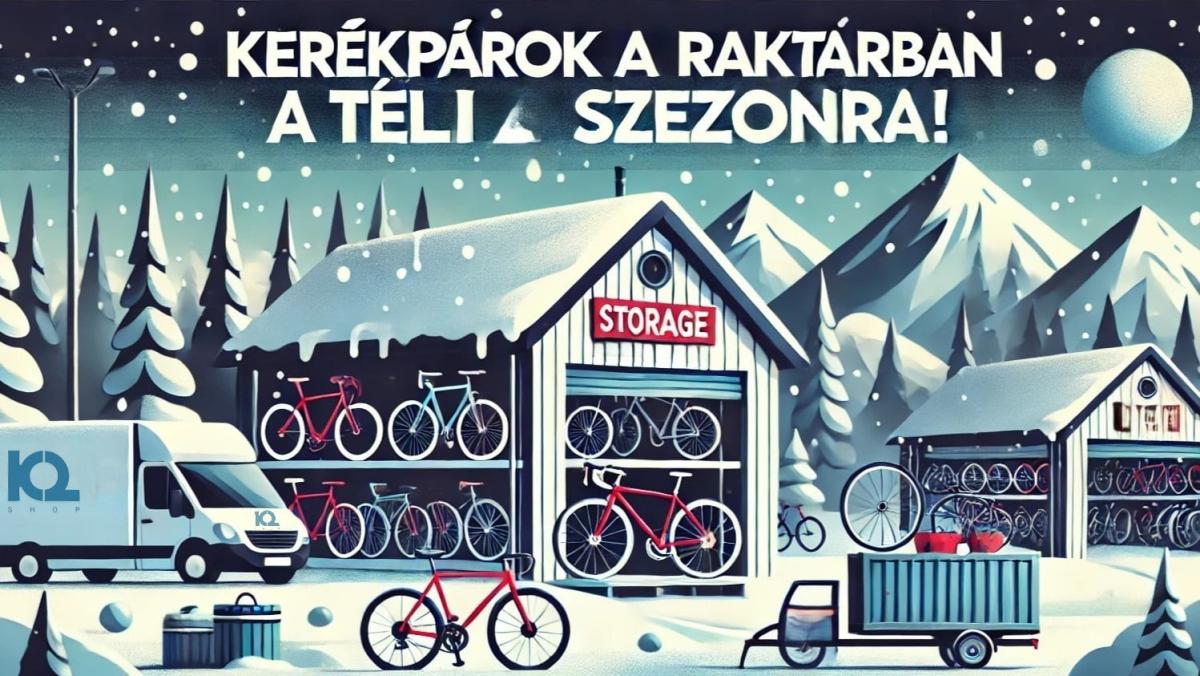 The bicycles have been moved to the storage for the winter season!