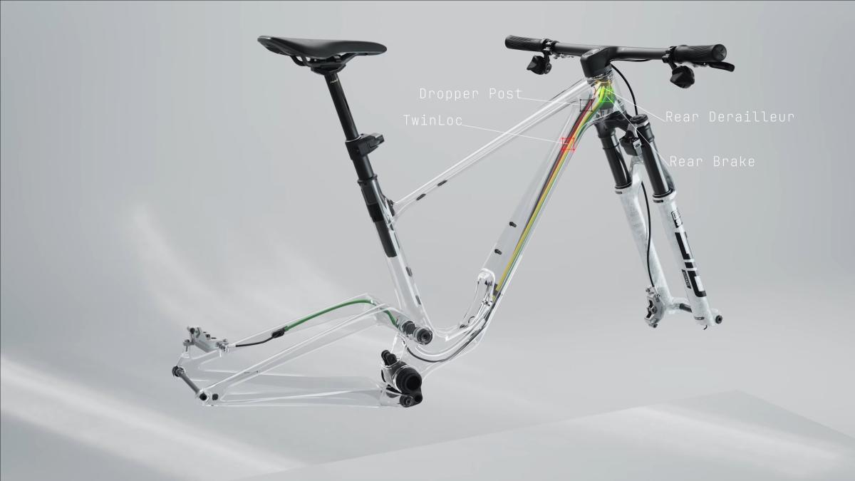 SCOTT Spark RC clean cable routing