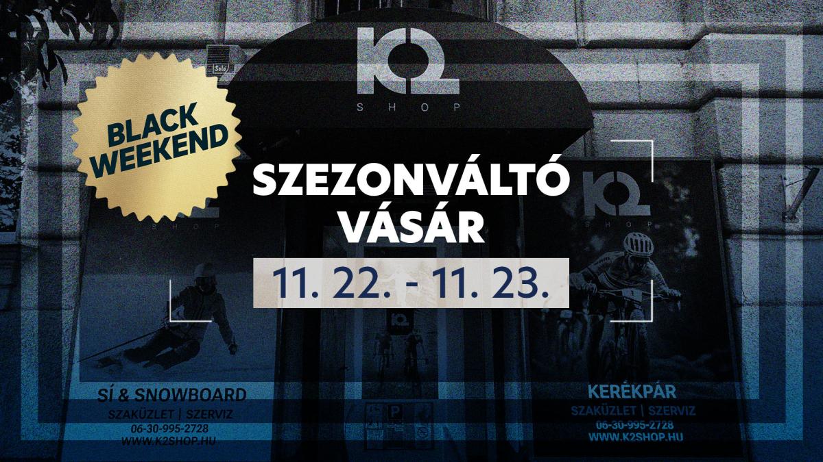 Black Weekend - Szezonváltó Vásár a sí-, snowboard és kerékpár szerelmeseinek