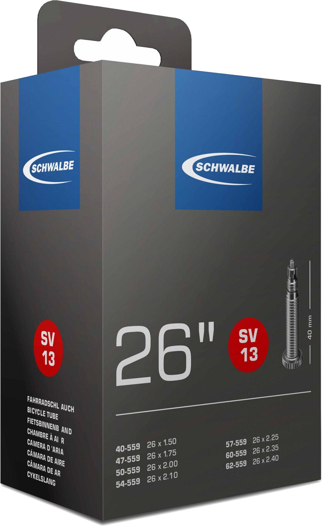 Schwalbe 26*1.5-2.5 (559*37-62) SV13 tube