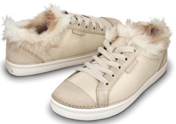 Crocs Hover Lace Up Fur Sneaker 2.Image