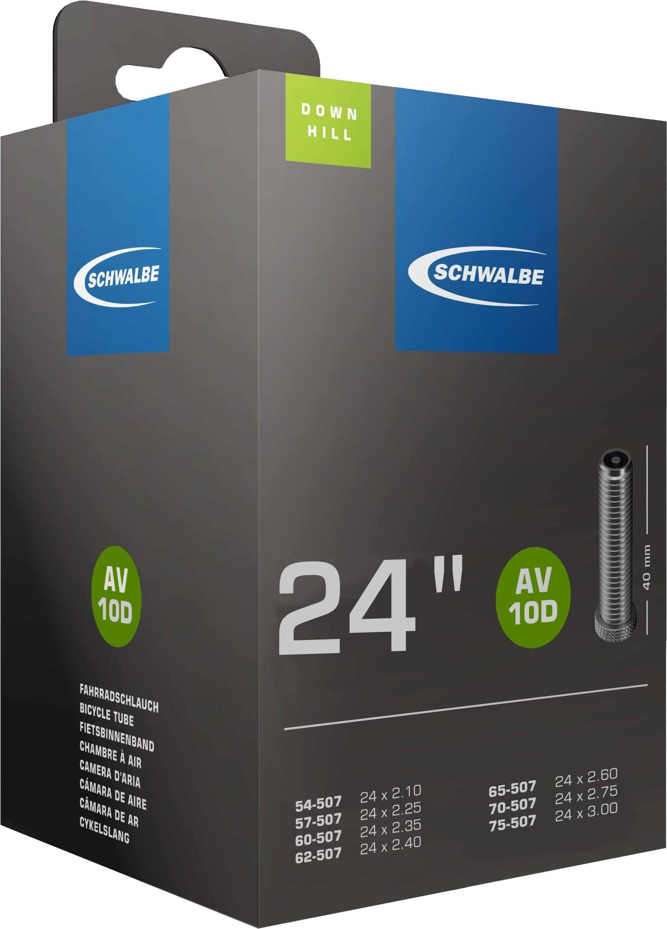 Schwalbe 24*2.1-3.0 (540-54/75) AV10D tube