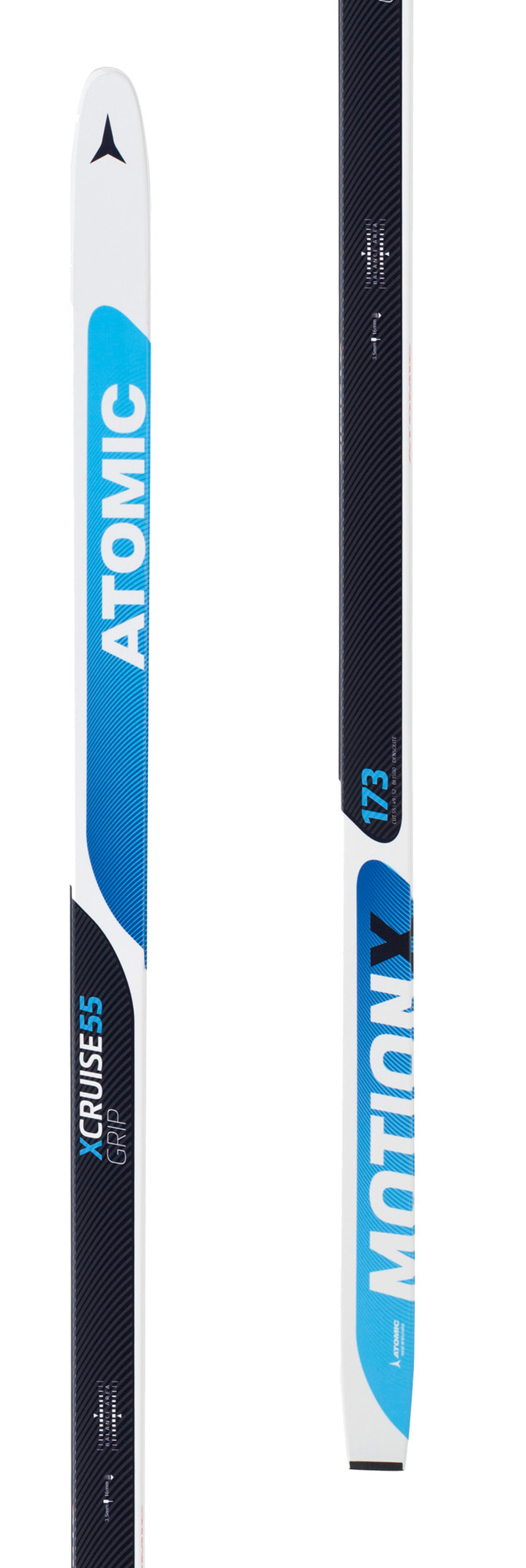 Motion XCruise 55 Grip nordic ski with  Auto Universal SNS bindings
