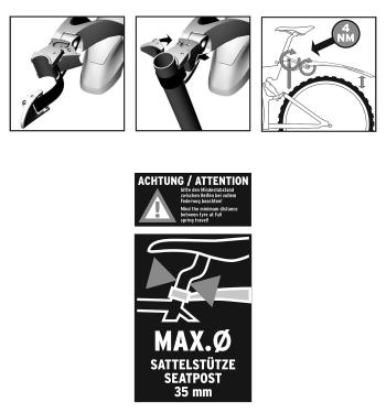 SKS Blade MTB 27.5/29 mudguards set 7.Image