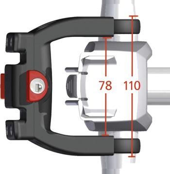 Klickfix E-bike wide lockup adapter 3.Image
