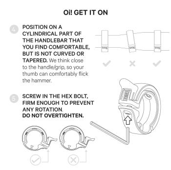 Knog Oi Classic Small Black bell 5.Image