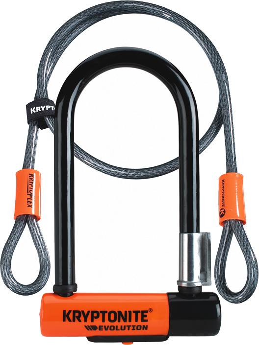 Kryptonite Evolution Mini-7 New U lakat hurokkábellel