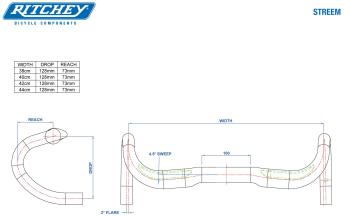 Ritchey WCS Road Streem III 440*31.8 kormány 5.Kép