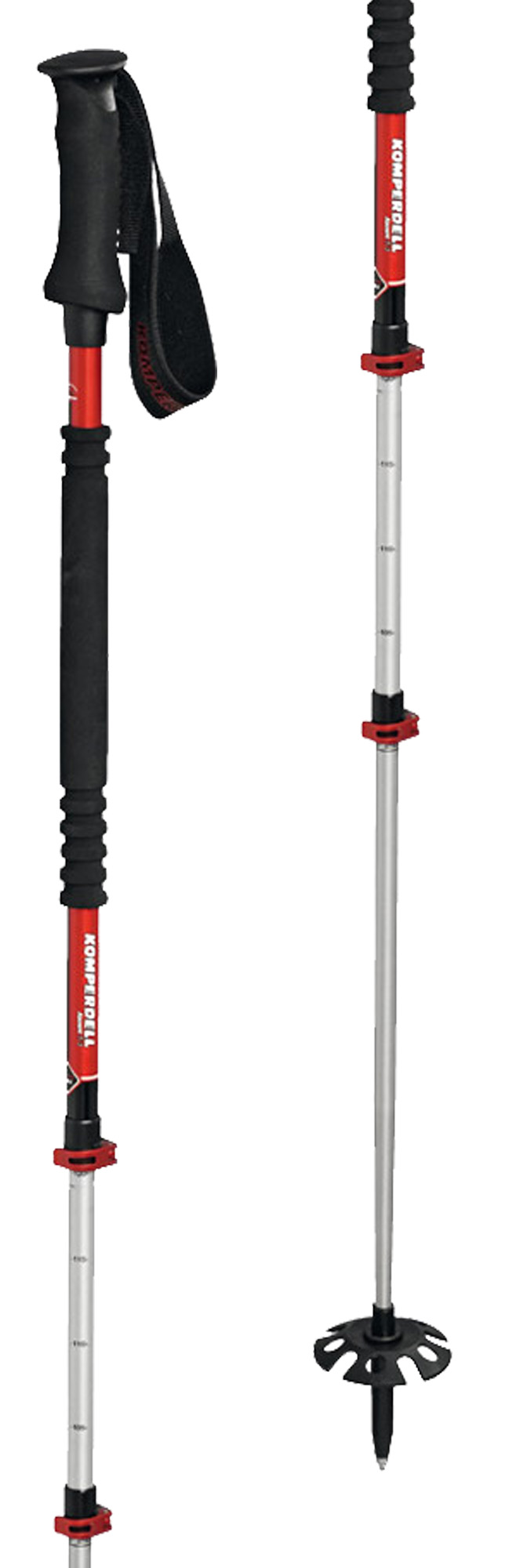 Komperdell Thermo Ascent Ti 3 Telescope backcountry ski poles