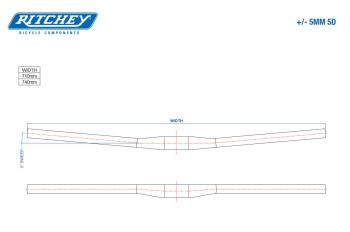 Ritchey WCS Flat 740*31.8 mm kormány 3.Kép