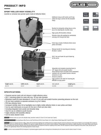 Ortlieb Sport-Roller High-Vis táska 4.Kép