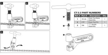 Park Tool CT-3.3 láncleszedő szerszám 4.Kép