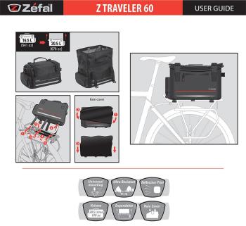 Zefal Traveller 60 rear pannier bag 3.Image
