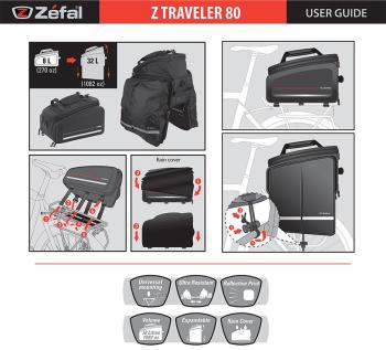 Zefal Traveller 80 rear pannier bag 5.Image