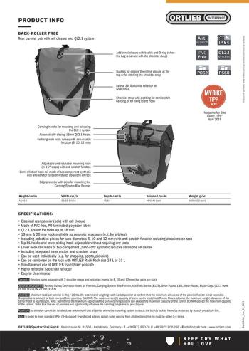 Ortlieb Back-Roller táska 9.Kép