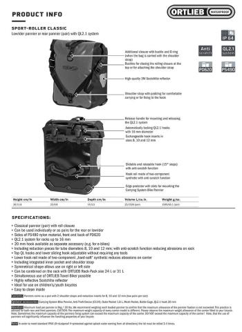 Ortlieb Sport-Roller táska 8.Kép