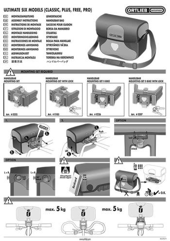 Ortlieb Ultimate Plus L handlebar bag 7.Image