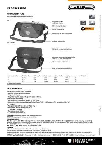 Ortlieb Ultimate Plus L handlebar bag 8.Image