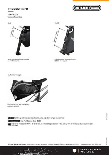 Ortlieb Seat-Pack 16.5l seatbag 15.Image