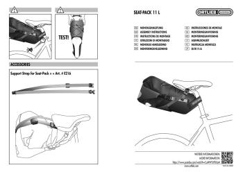 Ortlieb Seat-Pack 11l nyeregcső táska 13.Kép