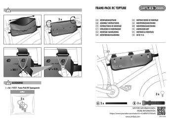 Ortlieb Frame-Pack RC Toptube 4l váztáska 9.Kép
