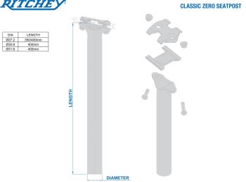 Ritchey Classic Zero HP 27.2/400 seatpost 5.Image