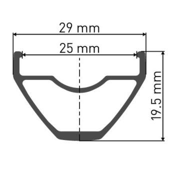 DT Swiss X 1900 Spline Boost MTB 29/25 CL 15x110 front wheel 2.Image