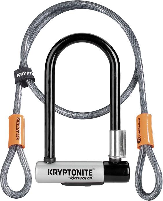 Kryptonite Kryptolok Mini-7 hurokkábellel U lakat