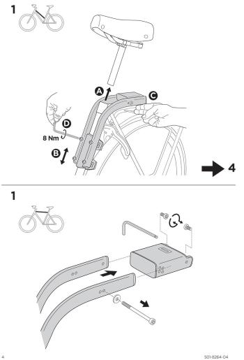 Thule Yepp Maxi SP vázra gyerekülés 8.Kép