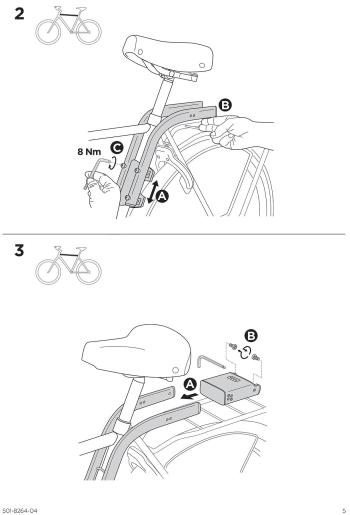 Thule Yepp Maxi SP vázra gyerekülés 9.Kép