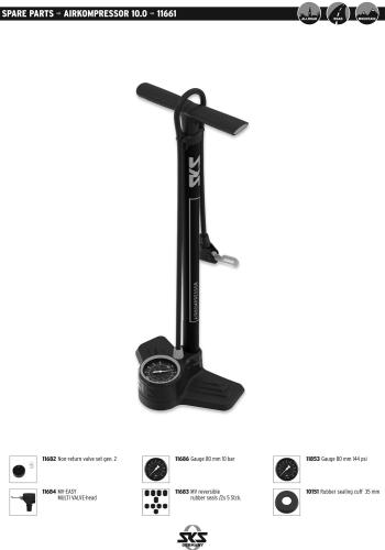 SKS Airkompressor 10.0 Multivalve floor pump 11.Image
