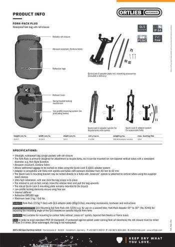 Ortlieb Fork-Pack Plus bike bag 11.Image