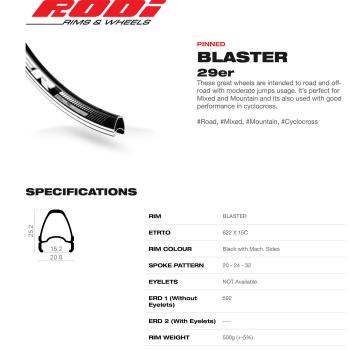 Rodi Blaster Road 622/15 32H felni 3.Kép