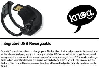 Knog Blinder Mini Cross Twinpack USB light set 5.Image