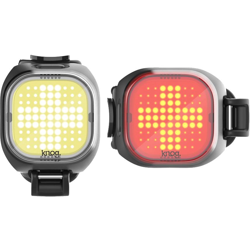 Knog Blinder Mini Cross Twinpack USB light set