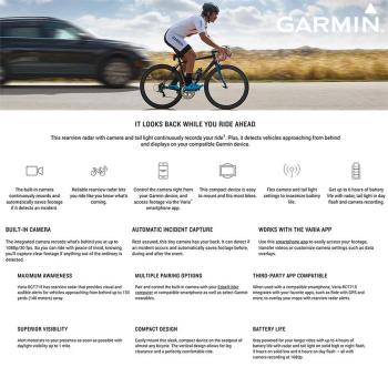 Garmin Varia RCT715 hátsó radarkamera lámpa 7.Kép