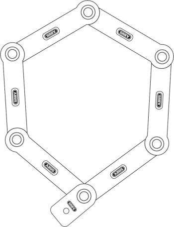 Abus Bordo 6000/90 X-Plus SH SF lakat 8.Kép