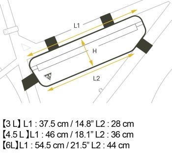 Topeak Midloader 3L New váztáska 8.Kép