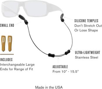 Chums Tideline Adjustable Black eyewear retainer 3.Image
