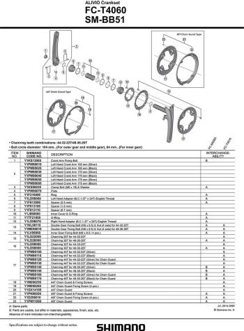 Shimano Alivio T4060 integrált hajtómű 2.Kép