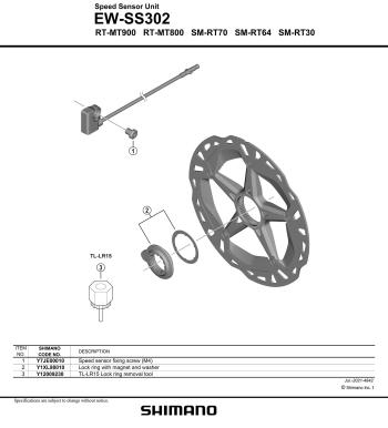 Shimano XT MT 800 203mm Magnet CenterLock disc brake rotor 4.Image