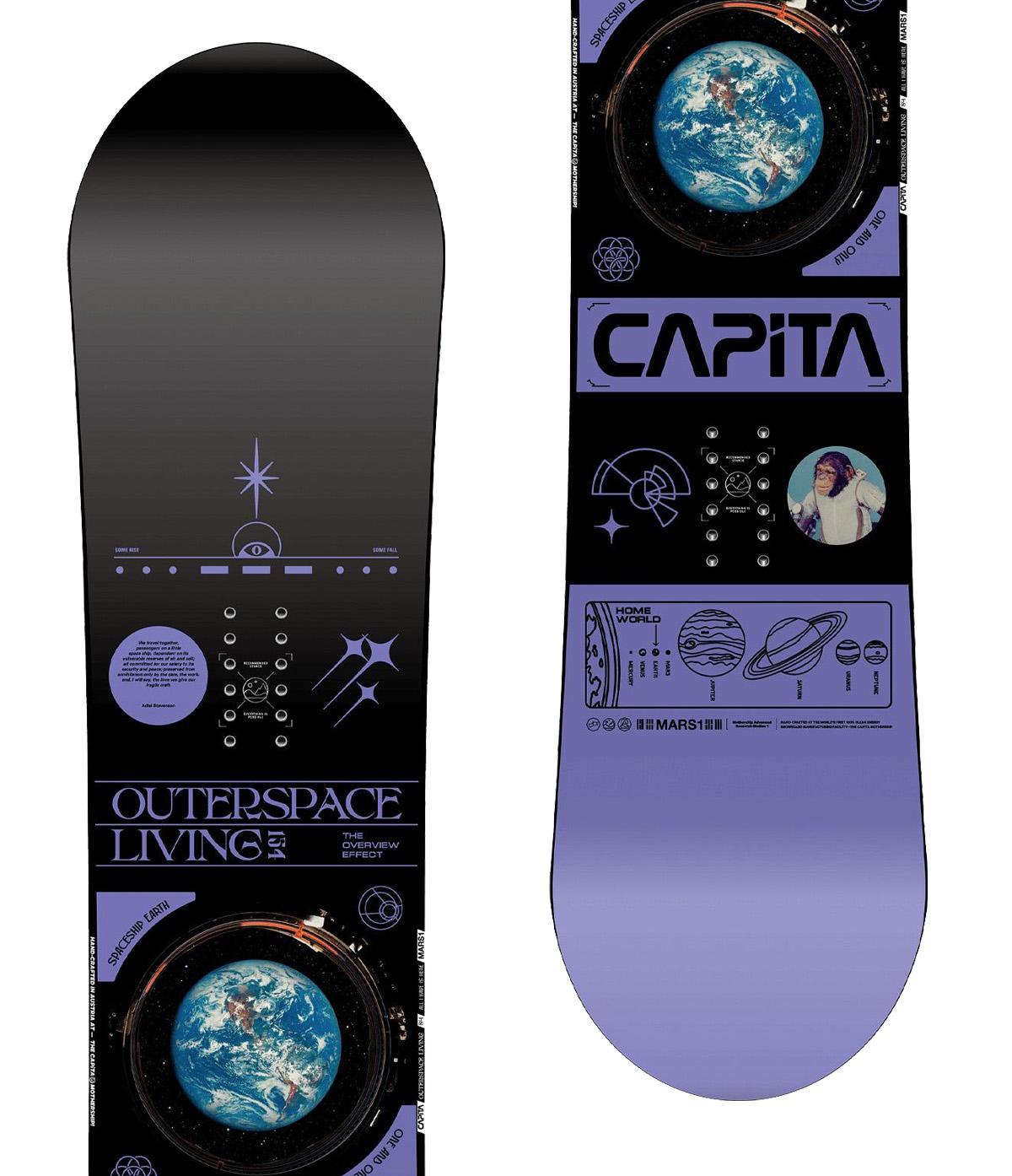 Capita Outerspace Living snowboard lap