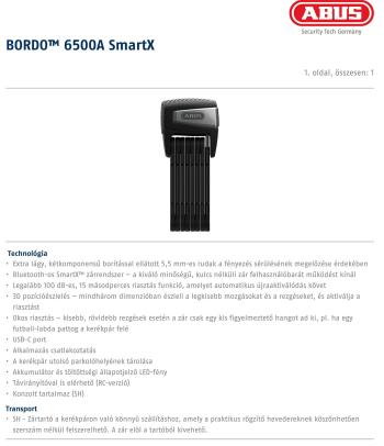 Abus Bordo SmartX Alarm 6500A/110 SH lock 12.Image