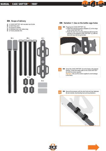 SKS Cage Shifter+ kulacstartó adapter 5.Kép