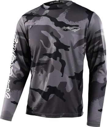 Troy Lee Design Flowline Cams Carbon L/S mez 1.Kép