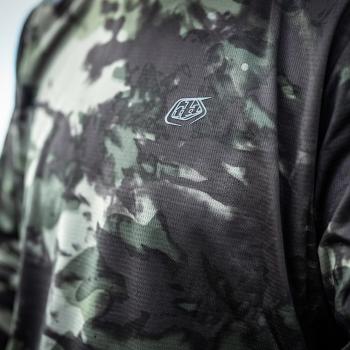 Troy Lee Design Flowline Cams Carbon L/S mez 6.Kép