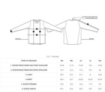 Troy Lee Design Flowline Cams Carbon L/S mez 7.Kép