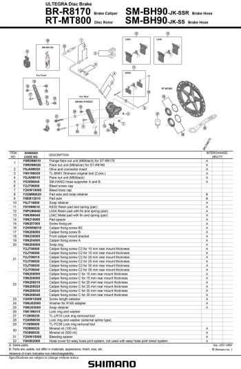 Shimano Ultegra R8170 hydraulic disc brake 7.Image