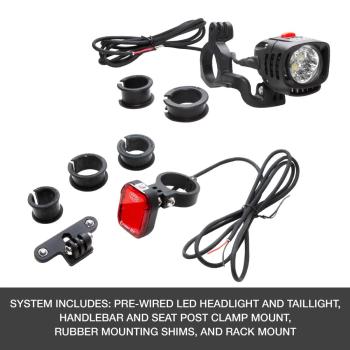 NiteRider Epro 1000 + Emax+ 150 eBike light set 7.Image