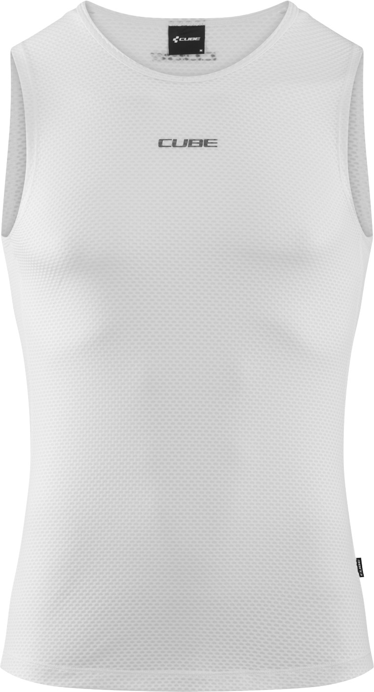 Cube Mesh sleeveless base layer top